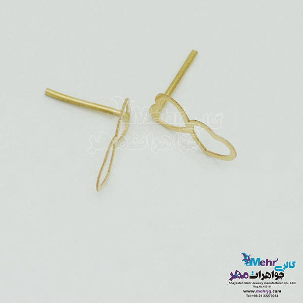 گوشواره طلا - طرح قلب