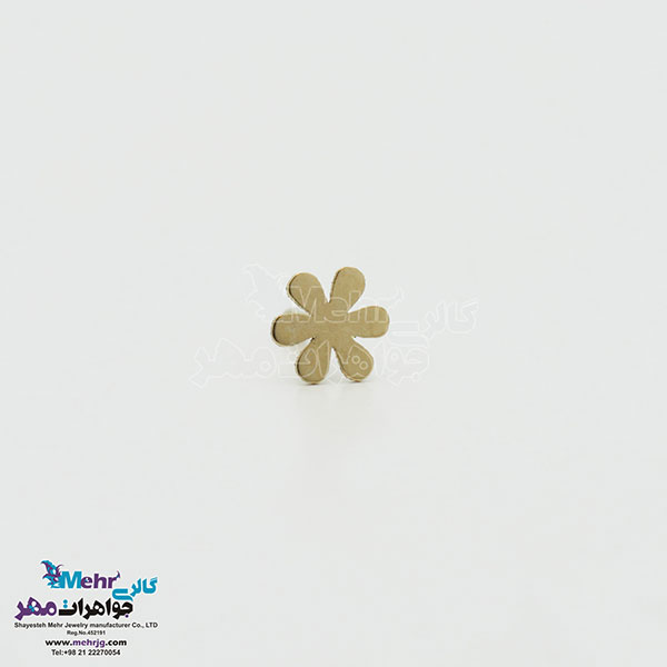 پیرسینگ طلا - طرح گل یاسمن