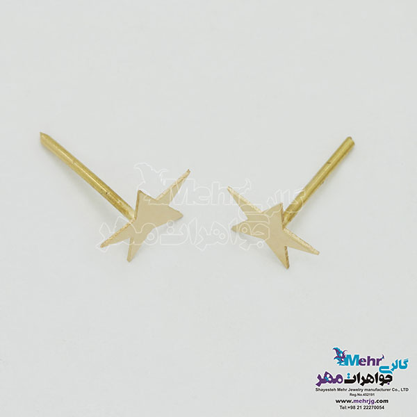 گوشواره طلا - طرح ستاره
