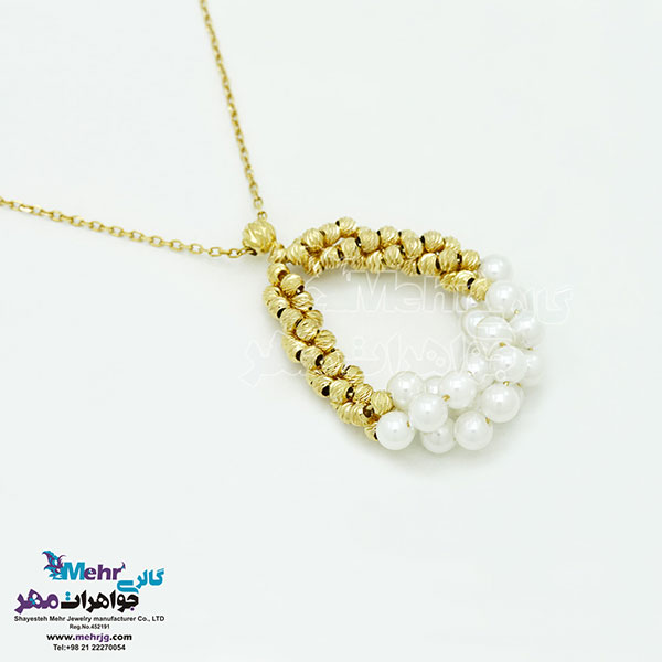گردنبند طلا - طرح قطره