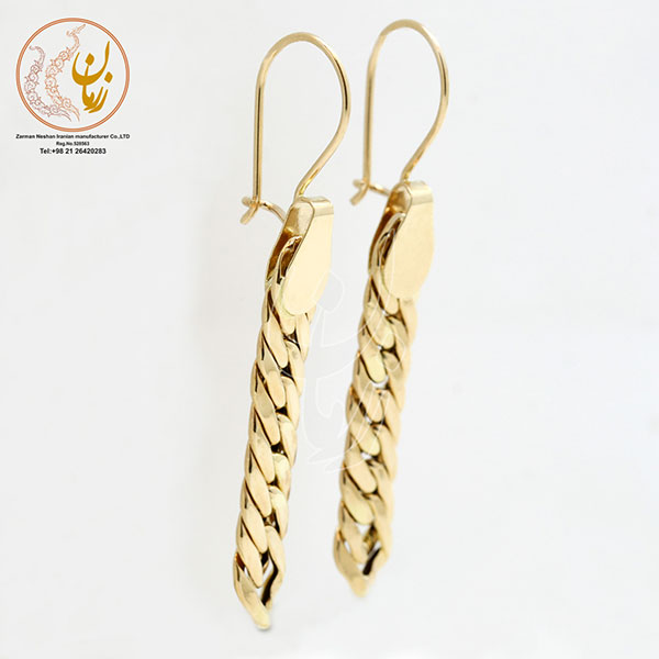 گوشواره طلا - طرح کارتیه