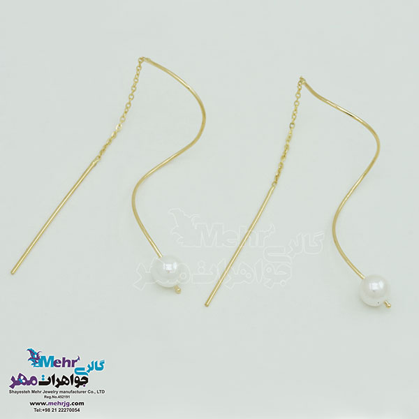 گوشواره طلا - طرح مارپیچ