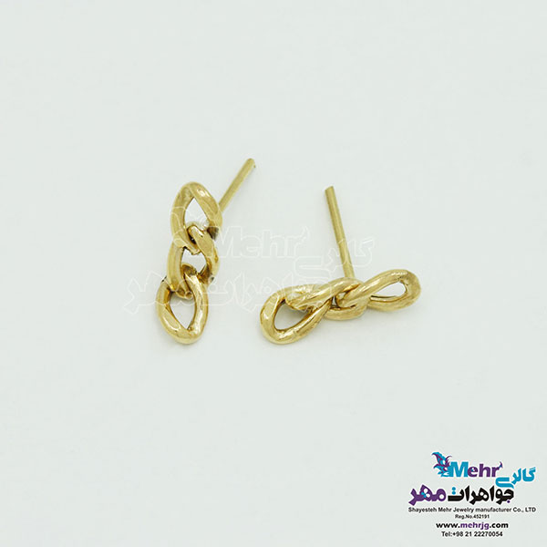 نیم ست طلا - آویز و گوشواره - طرح کارتیه