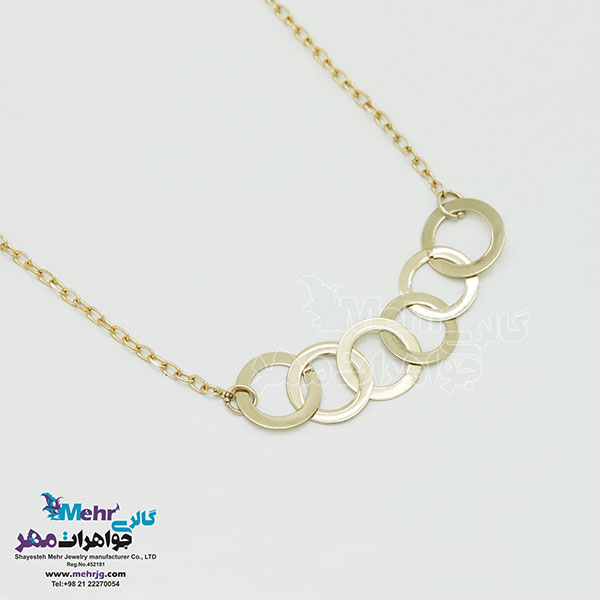گردنبند طلا - طرح هندسی