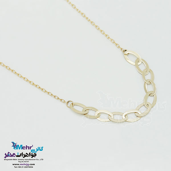 گردنبند طلا - طرح هندسی