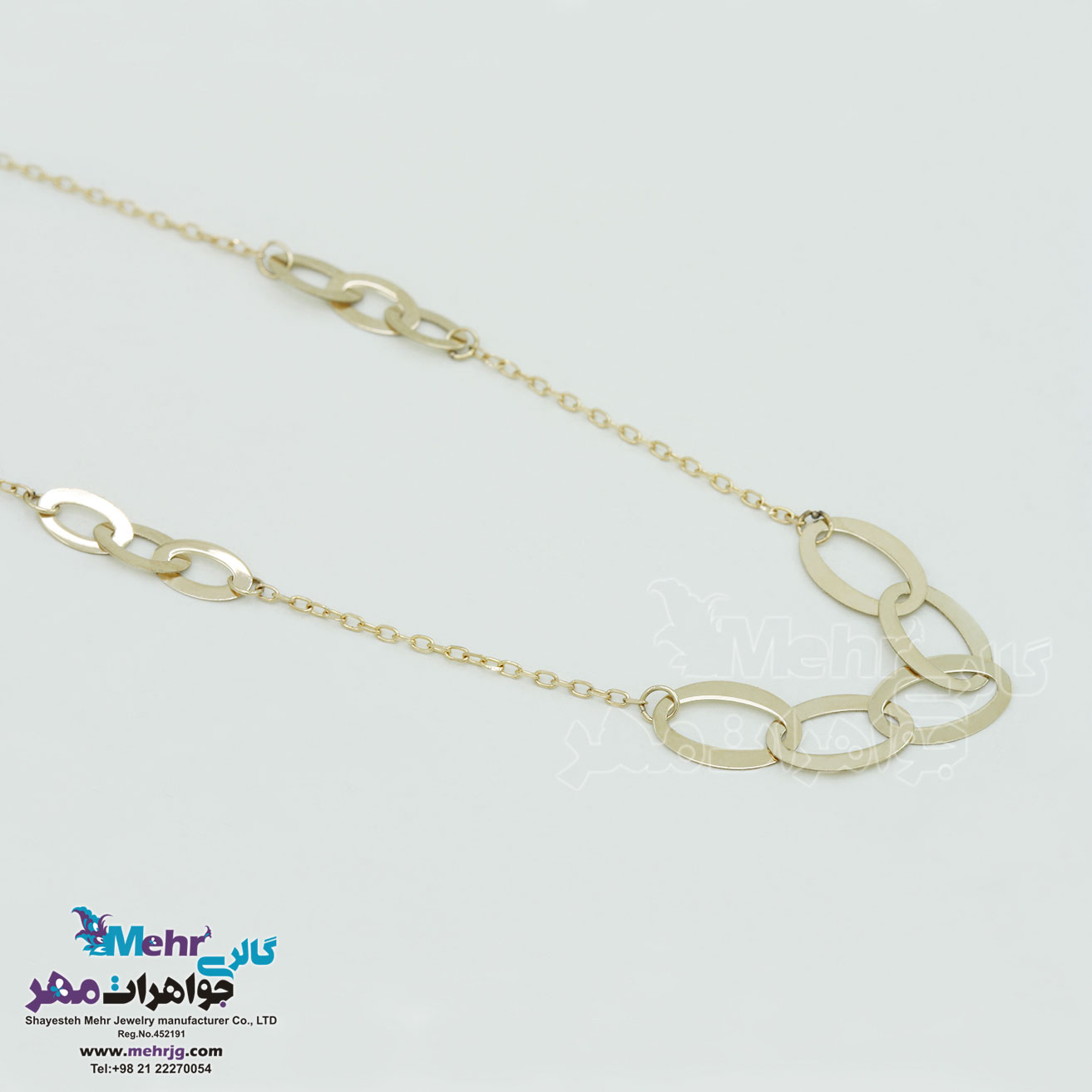 گردنبند طلا - طرح هندسی