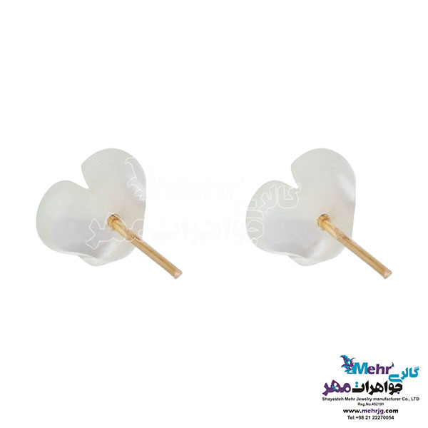گوشواره طلا - صدف گل