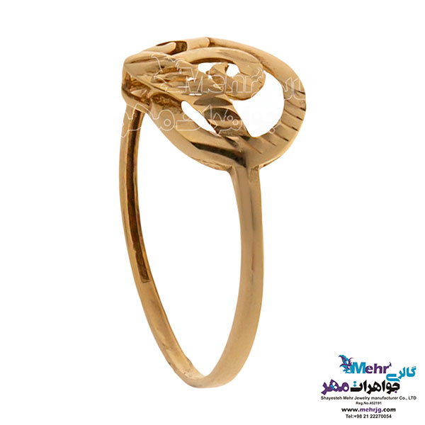انگشتر طلا - طرح تراش