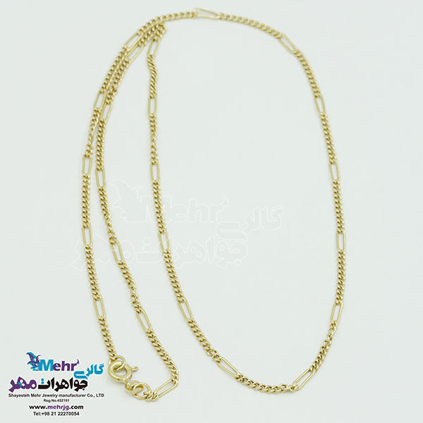 زنجیر طلا - طرح کارتیه طول 50 سانتی متر ضخامت 40