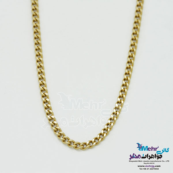 زنجیر طلا - طرح کارتیه طول 50 سانتی متر ضخامت 40