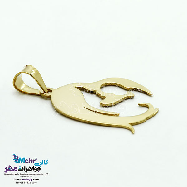 آویز طلا - طرح مادر و بچه