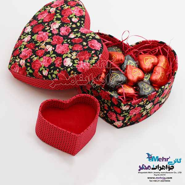 جعبه جواهرات - طرح شکوفه‌ی رز