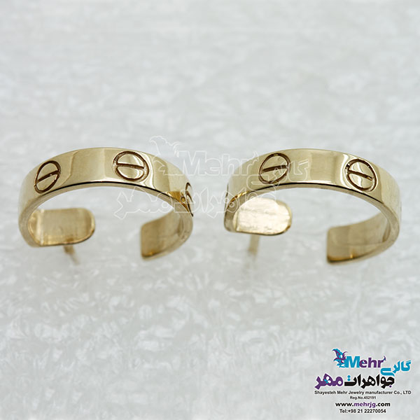 گوشواره طلا - طرح کارتیه