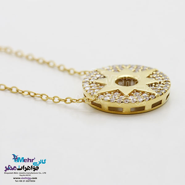 گردنبند طلا - طرح خورشید