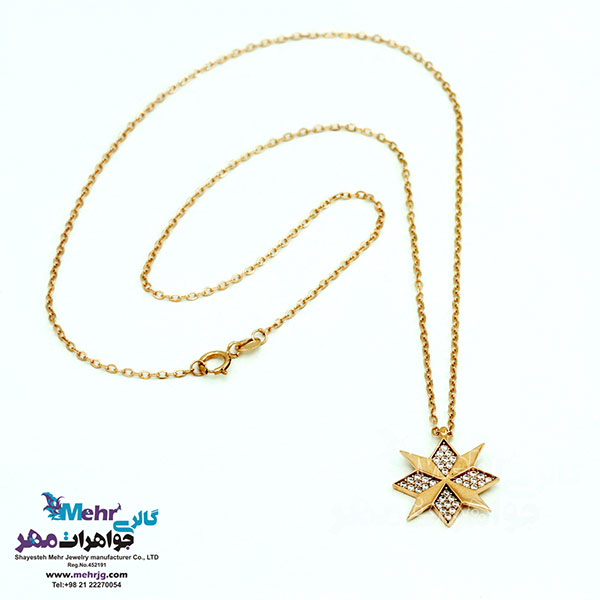 گردنبند طلا - طرح ستاره