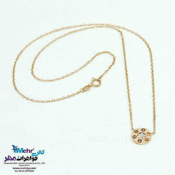 گردنبند طلا - طرح کارتیه