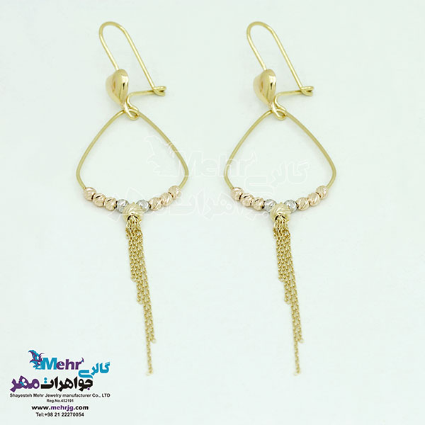 گوشواره طلا - طرح اشک
