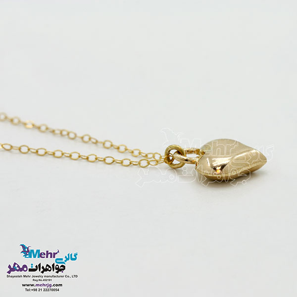گردنبند طلا - طرح قلب