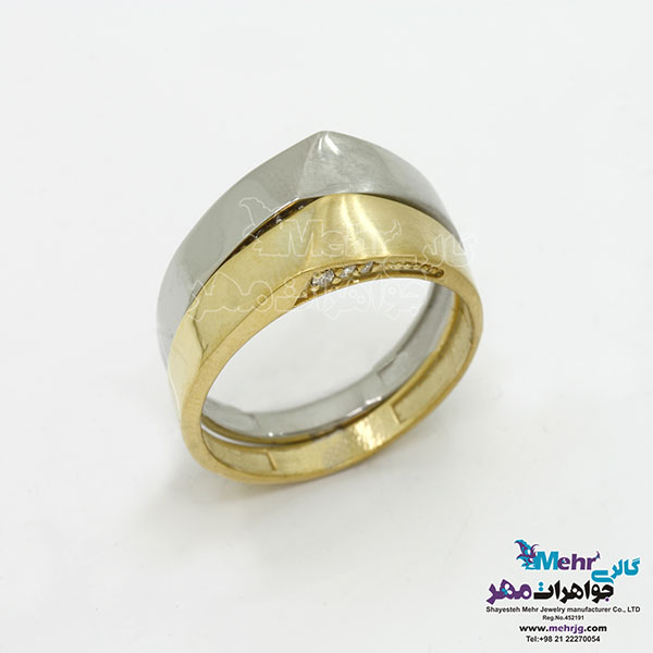 انگشتر طلا - طرح قله‌ی خوشبختی