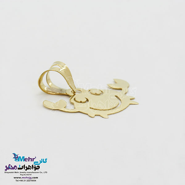 آویز طلا - طرح خرچنگ