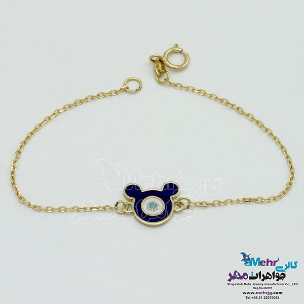 دستبند طلا - طرح میکی ماوس