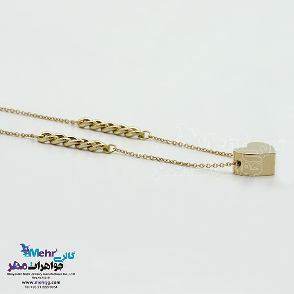 گردنبند طلا - طرح قلب