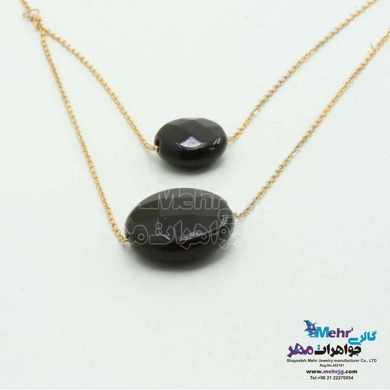 گردنبد طلا - طرح انیکس دایره