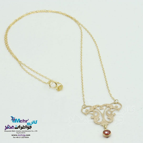 گردنبد طلا - طرح اسلیمی