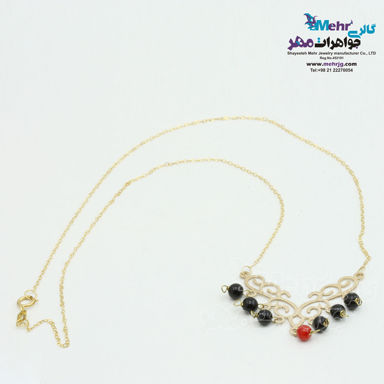 گردنبند طلا - طرح اسلیمی