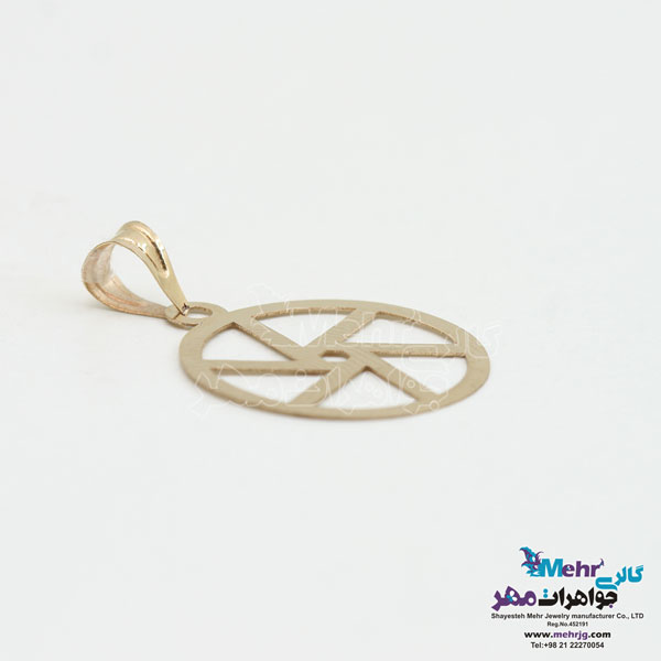 آویز طلا - طرح هندسی