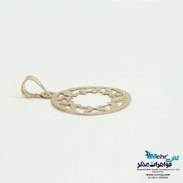 آویز طلا - طرح هندسی