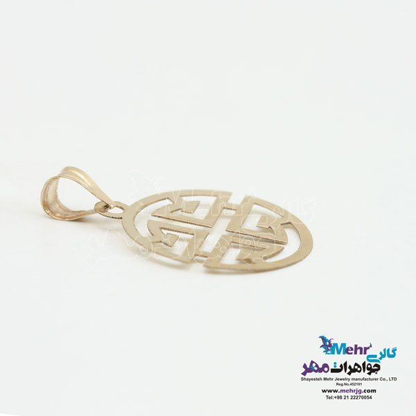 آویز طلا - طرح هندسی