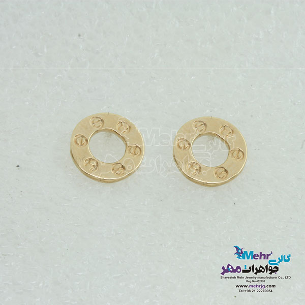 گوشواره طلا - طرح کارتیه