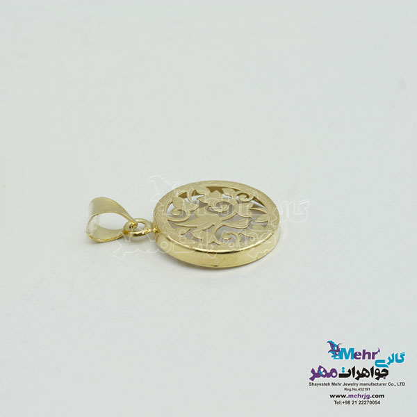 آویزطلا - طرح برگ و شاخه