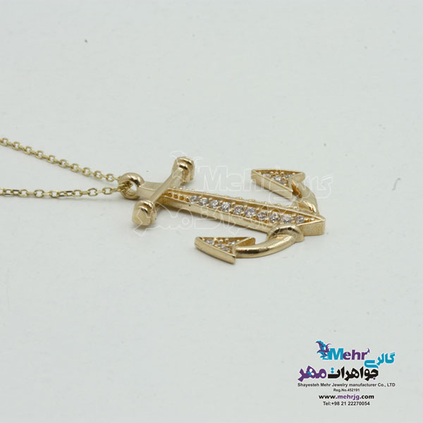 گردنبند طلا - طرح  لنگر