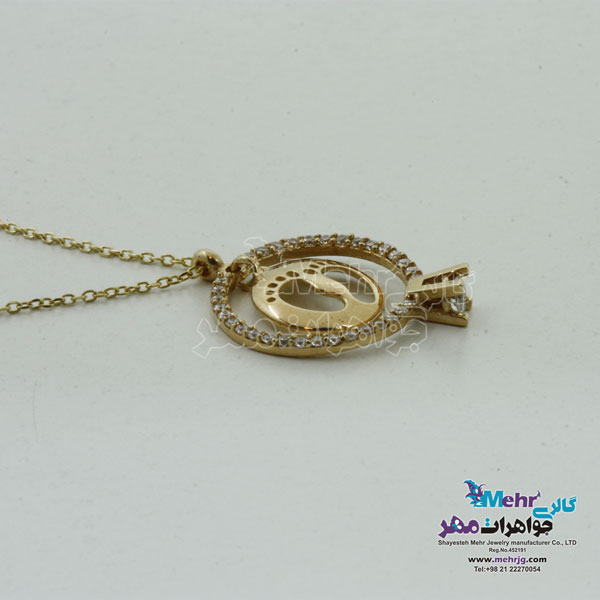 گردنبند طلا - طرح رد پا