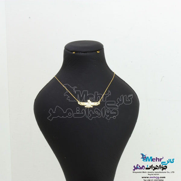 گردنبند طلا - طرح فروهر