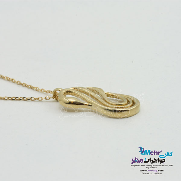 گردنبند طلا - طرح قو