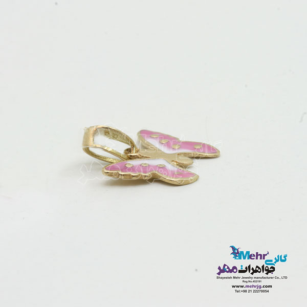 اویز طلا - طرح پروانه