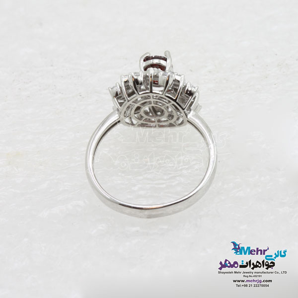 انگشتر طلا - طرح گل