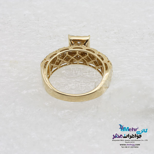 انگشتر طلا - طرح پرنس
