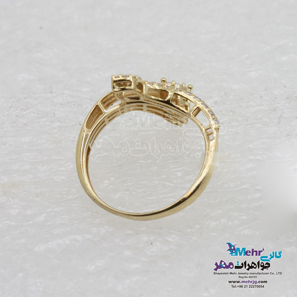 انگشتر طلا - طرح طاووس