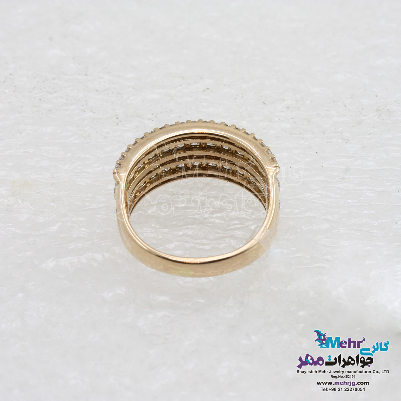 انگشتر طلا - طرح پرنس