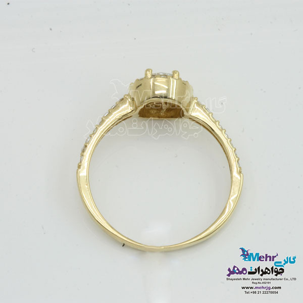 انگشتر طلا - طرح لوکس