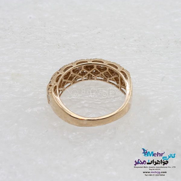 انگشتر طلا - طرح پرنس