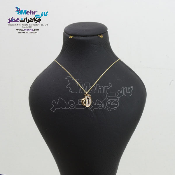 گردنبند طلا - طرح رد پا