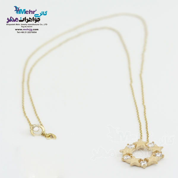 گردنبند طلا - طرح ستاره