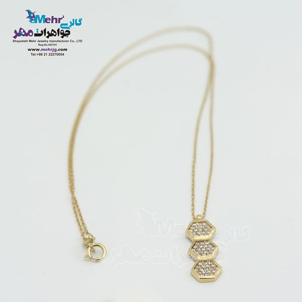 گردنبند طلا - طرح کندو