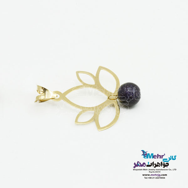 آویز طلا - طرح لوتوس