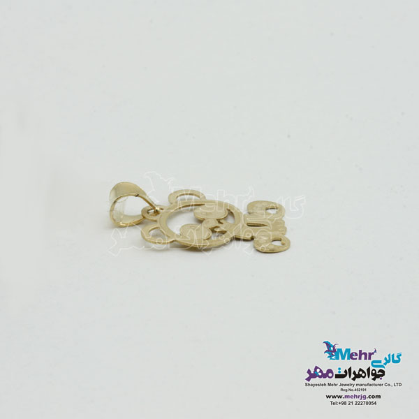 آویز طلا - طرح پاندا